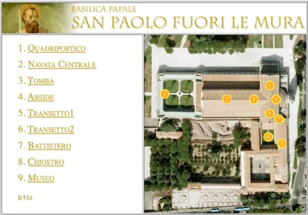 Basilica di San Paolo - Mappa