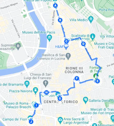 Itinerario Centro Storico