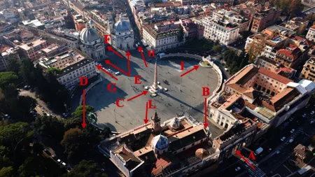 Piazza del Popolo (vista dall'alto)